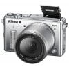 Фото Цифровые фотоаппараты Nikon 1 AW1 10 2.8 AW + 11–27.5 AW Kit Silver
