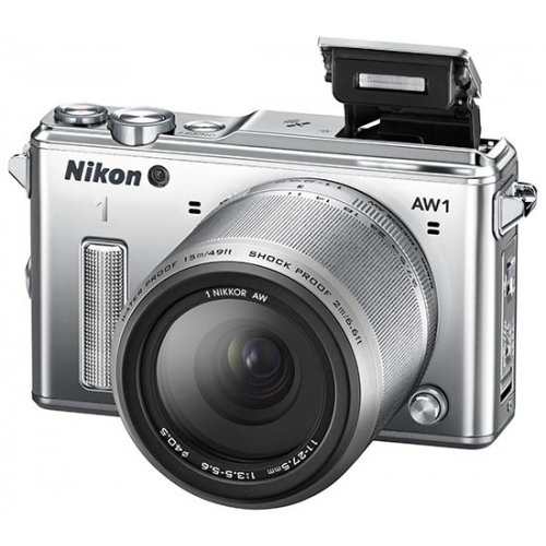 Купить Цифровые фотоаппараты Nikon 1 AW1 10 2.8 AW + 11–27.5 AW Kit Silver - цена в Харькове, Киеве, Днепре, Одессе
в интернет-магазине Telemart фото