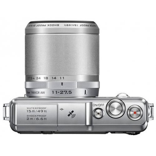 Купить Цифровые фотоаппараты Nikon 1 AW1 10 2.8 AW + 11–27.5 AW Kit Silver - цена в Харькове, Киеве, Днепре, Одессе
в интернет-магазине Telemart фото