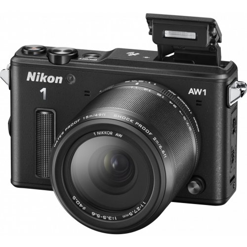 Купить Цифровые фотоаппараты Nikon 1 AW1 11–27.5 AW Kit Black - цена в Харькове, Киеве, Днепре, Одессе
в интернет-магазине Telemart фото