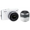 Фото Цифровые фотоаппараты Nikon 1 J3 10-30 VR + 30-110 VR Kit White