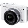 Фото Цифровые фотоаппараты Nikon 1 J3 10-30 VR + 30-110 VR Kit White