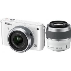 Цифрові фотоапарати Nikon 1 S1 11-27.5 + 30–110 VR Kit White