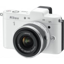 Цифрові фотоапарати Nikon 1 V1 10 2.8 + 10-30 VR Kit White