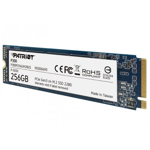 Photo SSD Drive Patriot P300 256GB M.2 (2280 PCI-E) NVMe x4 (P300P256GM28US)