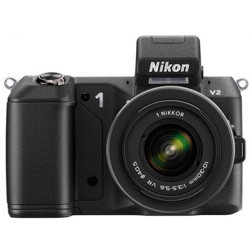 Купити Цифрові фотоапарати Nikon 1 V2 10-30 VR Kit Black - ціна в Києві, Львові, Вінниці, Хмельницькому, Франківську, Україні | інтернет-магазин TELEMART.UA фото