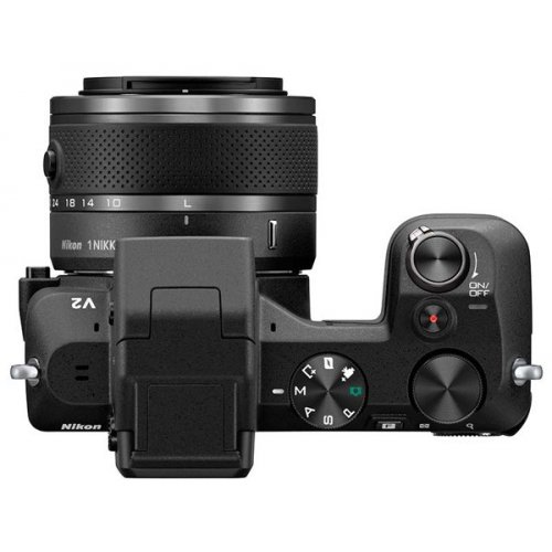 Купити Цифрові фотоапарати Nikon 1 V2 10-30 VR Kit Black - ціна в Києві, Львові, Вінниці, Хмельницькому, Франківську, Україні | інтернет-магазин TELEMART.UA фото