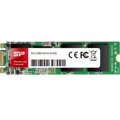 Photo SSD Drive Silicon Power A55 128GB M.2 (2280 SATA) (SP128GBSS3A55M28)
