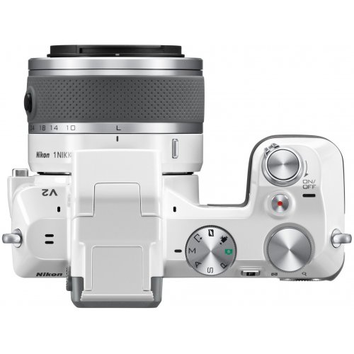 Купить Цифровые фотоаппараты Nikon 1 V2 10-30 VR Kit White - цена в Харькове, Киеве, Днепре, Одессе
в интернет-магазине Telemart фото