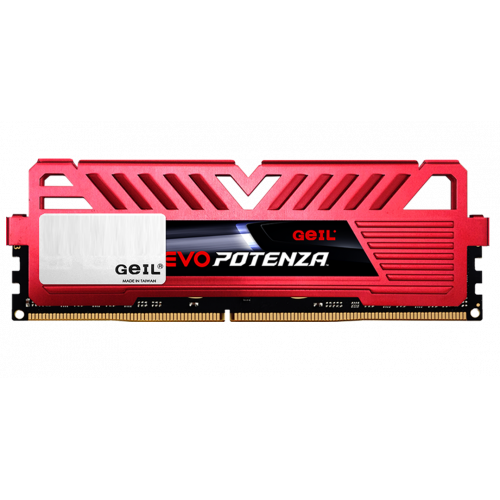 Photo RAM Geil DDR4 8GB 2666Mhz Evo Potenza Red (GPR48GB2666C19SC)