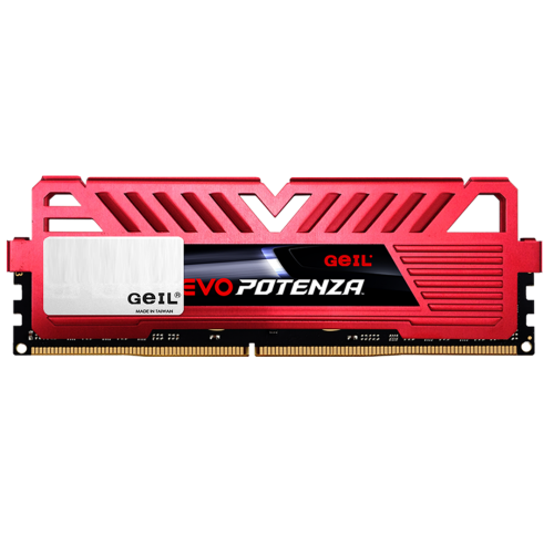 Фото ОЗУ Geil DDR4 8GB 3200Mhz Evo Potenza Red (GPR48GB3200C16ASC)