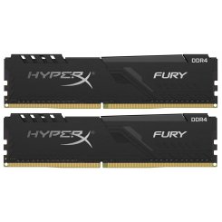Фото HyperX DDR4 32GB (2x16GB) 3600Mhz Fury Black (HX436C17FB3K2/32)
