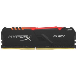 Фото HyperX DDR4 16GB 3733Mhz Fury RGB (HX437C19FB3A/16)