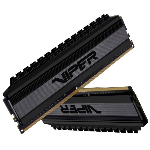 Фото ОЗУ Patriot DDR4 8GB (2x4GB) 3200Mhz Viper 4 Blackout (PVB48G320C6K)