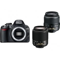 Цифрові фотоапарати Nikon D3100 18-55II + 55-200 Kit