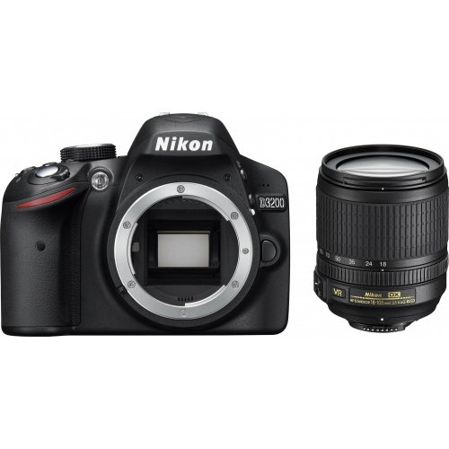 Купити Цифрові фотоапарати Nikon D3200 18-105 VR Kit (Официальная гарантия) - ціна в Києві, Львові, Вінниці, Хмельницькому, Франківську, Україні | інтернет-магазин TELEMART.UA фото