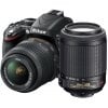 Фото Цифровые фотоаппараты Nikon D3200 18-55 VR + 55-200 Kit
