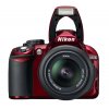 Фото Цифровые фотоаппараты Nikon D3200 18-55 VR II Kit Red