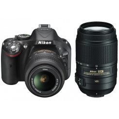 Цифрові фотоапарати Nikon D5200 18-55 VR + 55-300 VR Kit