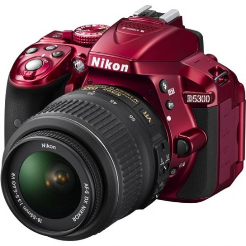 Купить Цифровые фотоаппараты Nikon D5300 18-55 VR II Kit Red - цена в Харькове, Киеве, Днепре, Одессе
в интернет-магазине Telemart фото