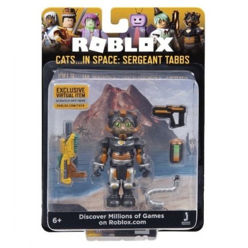 Коллекционная фигурка Jazwares Roblox Core Figures Cats IN SPACE Sergeant Tabbs (ROG0163) купить в Украине | Telemart фото