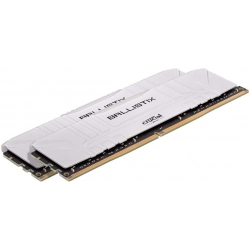 Фото ОЗУ Crucial DDR4 16GB (2x8GB) 3000Mhz Ballistix White (BL2K8G30C15U4W)