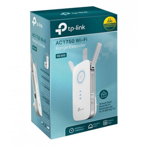 Ретранслятор TP-LINK RE450 купити в Україні: Київ, Львів, Хмельницький, Тернопіль | Низька ціна, відгуки, характеристики від TELEMART фото