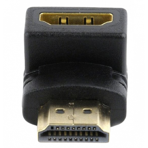 Купить Адаптер Cablexpert HDMI-HDMI 90° Right angle F/M (A-HDMI90-FML) Black - цена в Харькове, Киеве, Днепре, Одессе
в интернет-магазине Telemart фото