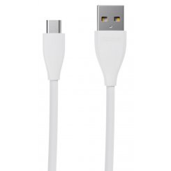 Кабель Maxxter USB 2.0 to micro USB 2.4А 1m (UB-M-USB-01W) White