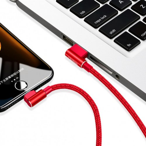 Купить USB Кабель McDodo Glory Series 90° USB to Lightning 1.2m Data/Charge (CA-3374) Red - цена в Харькове, Киеве, Днепре, Одессе
в интернет-магазине Telemart фото
