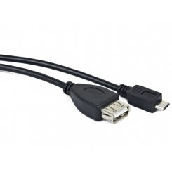 Адаптер Cablexpert USB 2.0 to microUSB AF-BM OTG 0.15m (A-OTG-AFBM-001)