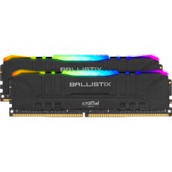 Фото ОЗУ Crucial DDR4 16GB (2x8GB) 3200Mhz Ballistix RGB Black (BL2K8G32C16U4BL)