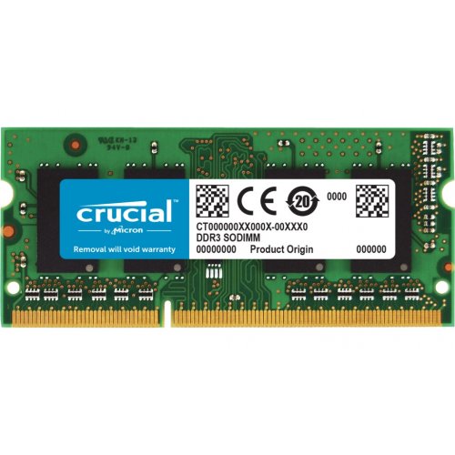 Продати ОЗП Crucial SODIMM DDR3 4GB 1866Mhz for Mac (CT4G3S186DJM) за Trade-In у інтернет-магазині Телемарт - Київ, Дніпро, Україна фото