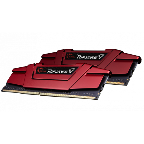 Фото ОЗП G.Skill DDR4 16GB (2x8GB) 3600Mhz Ripjaws V Red (F4-3600C19D-16GVRB)