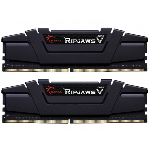 Photo RAM G.Skill DDR4 32GB (2x16GB) 3600Mhz Ripjaws V Black (F4-3600C16D-32GVKC)