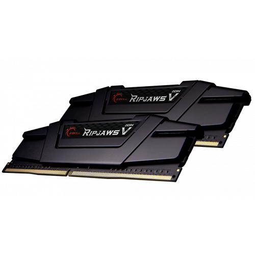 Фото ОЗУ G.Skill DDR4 32GB (2x16GB) 3600Mhz Ripjaws V Black (F4-3600C16D-32GVKC)