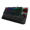 Photo Keyboard Asus ROG Strix Scope TKL Deluxe RGB Cherry MX Silent Red (90MP00N5-BKRA00) Black
