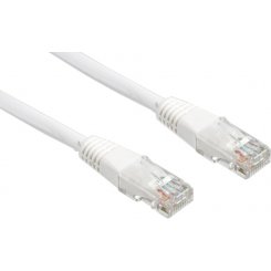 Патч-корд Cablexpert UTP, RJ45, Cat5e 0.5m 50u (PP12-0.5M-W) White