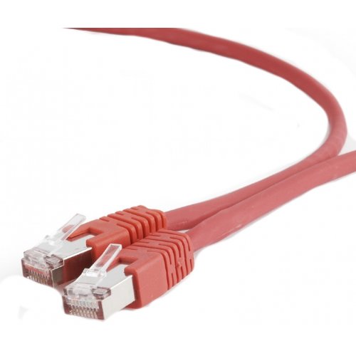 Купити Кабель Cablexpert S-FTP, RJ45, Cat6a 0.25m LSZH (PP6A-LSZHCU-R-0.25M) Red - ціна в Києві, Львові, Вінниці, Хмельницькому, Франківську, Україні | інтернет-магазин TELEMART.UA фото