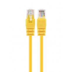 Патч-корд Cablexpert UTP, RJ45, Cat5e 0.5m 50u (PP12-0.5M/Y) Yellow