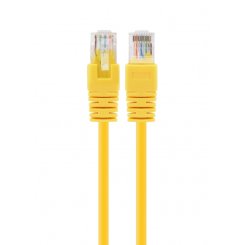 Патч-корд Cablexpert UTP, RJ45, Cat5e 1.5m 50u (PP12-1.5M/Y) Yellow