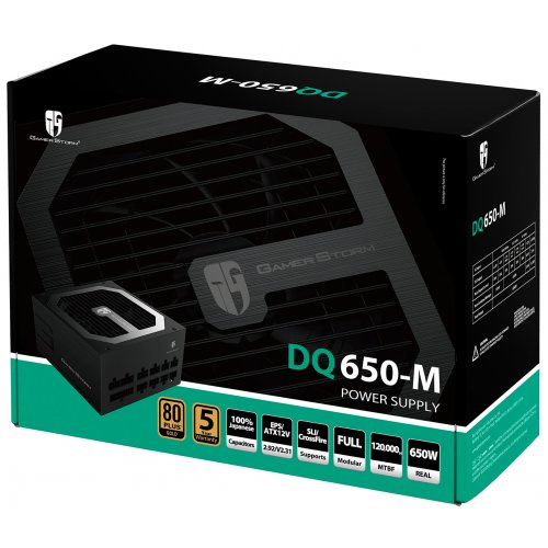 Продать Блок питания Deepcool Gamer Storm 650W (DQ650-M) по Trade-In интернет-магазине Телемарт - Киев, Днепр, Украина фото