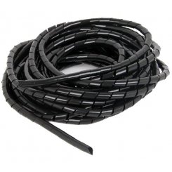 Спіральний кабельний органайзер Cablexpert 12 mm spiral cable wrap (CM-WR1210-01) Black