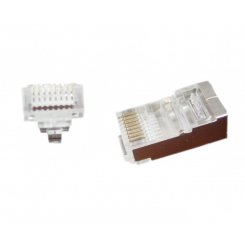 Коннектор Cablexpert 5E FTP 8P8C Pass-Through modular 100pcs (LC-PTF-01/100)