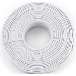 Фото Бухта телефонного кабеля Cablexpert Flat telephone cable CCS 100m (TC1000S2-100M) White