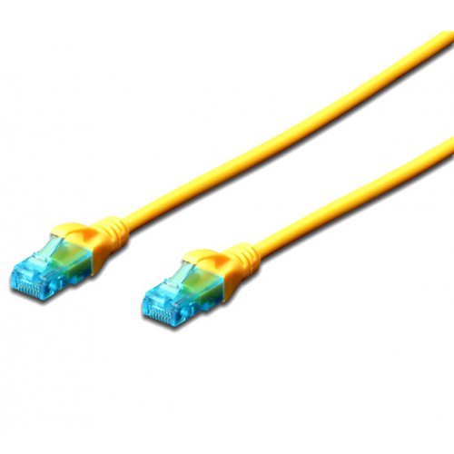 digitus Digitus UTP, RJ45, Cat5e 0.5m CCA (DK-1512-005/Y) Yellow