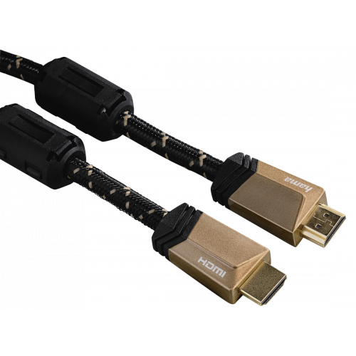 Купить Кабель Hama Premium HDMI-HDMI with ethernet 1.5m Ferrite (00122210) - цена в Харькове, Киеве, Днепре, Одессе
в интернет-магазине Telemart фото