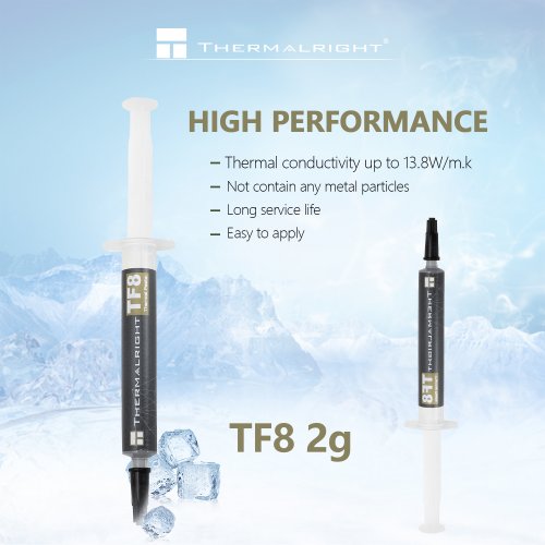 Купити Термопаста Thermalright TF8 2g - ціна в Києві, Львові, Вінниці, Хмельницькому, Франківську, Україні | інтернет-магазин TELEMART.UA фото