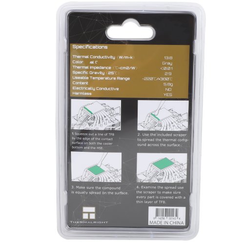 Купити Термопаста Thermalright TF8 5.8g - ціна в Києві, Львові, Вінниці, Хмельницькому, Франківську, Україні | інтернет-магазин TELEMART.UA фото