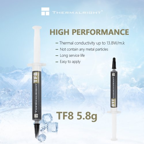 Купити Термопаста Thermalright TF8 5.8g - ціна в Києві, Львові, Вінниці, Хмельницькому, Франківську, Україні | інтернет-магазин TELEMART.UA фото